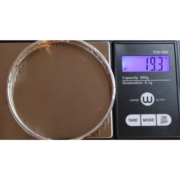 Retired James Avery 925 Four Seasons Bangle Bracelet 19.3G/7.5in/7.5mm - Picture 4 of 4